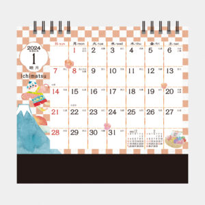 MM-15 卓上カレンダー いちまつ（ichimatsu） 2