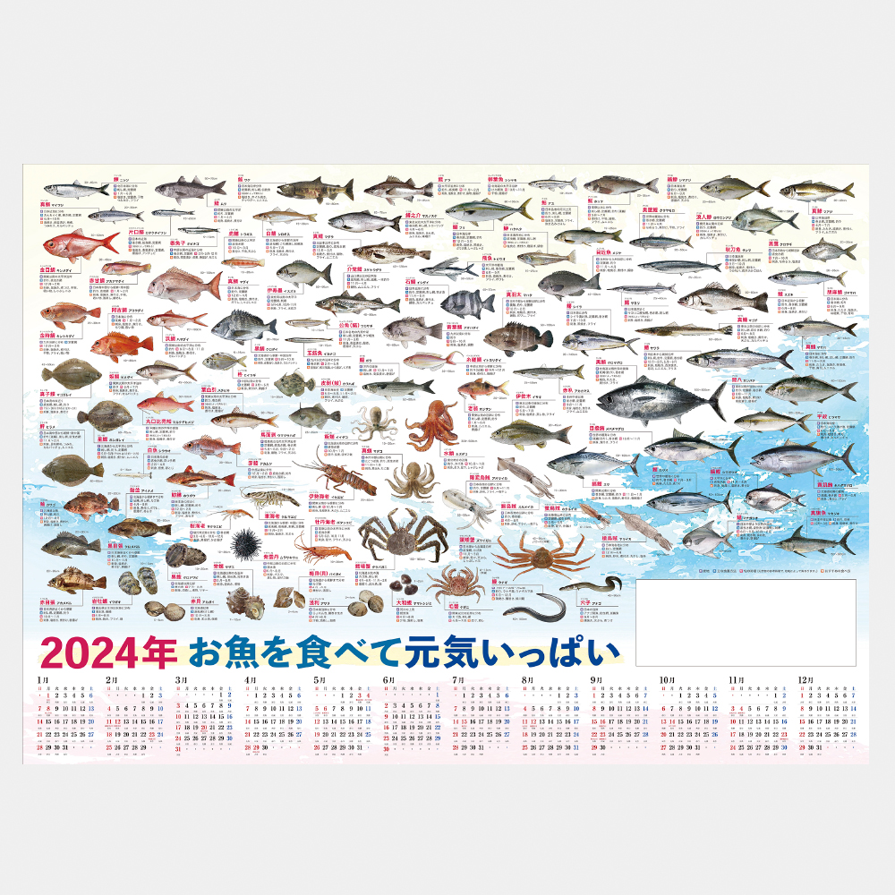 NB-4001 特選　お魚年表 1