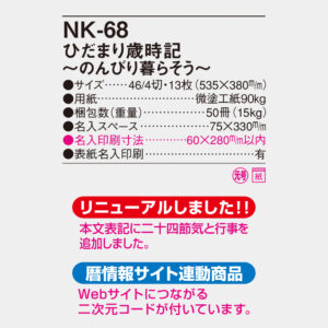 NK-68 ひだまり歳時記-のんびり暮らそう- 4