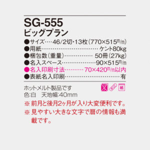 SG-555 ビッグプラン 4