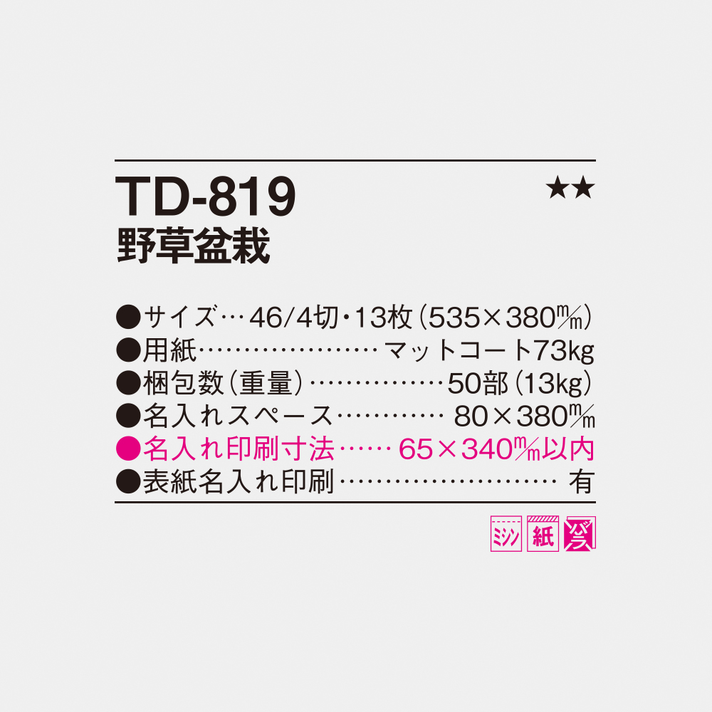TD-819 野草盆栽 4