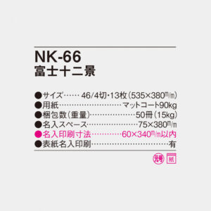 NK-66 世界文化遺産　富士十二景 4