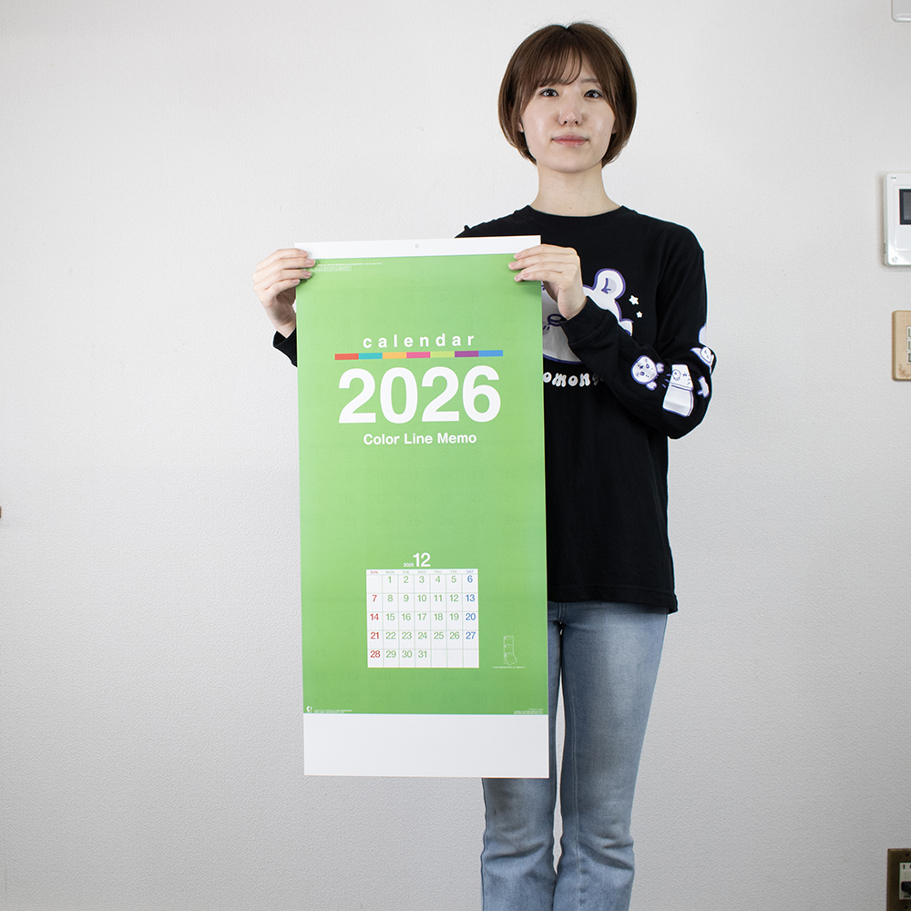 NK-950 カラーラインメモ(3か月文字・大) 3