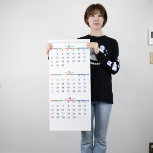 NK-950 カラーラインメモ(3か月文字・大) 4