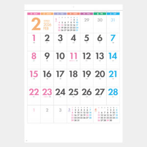 SG-2560　パステルカラースケジュール・6weeks 1