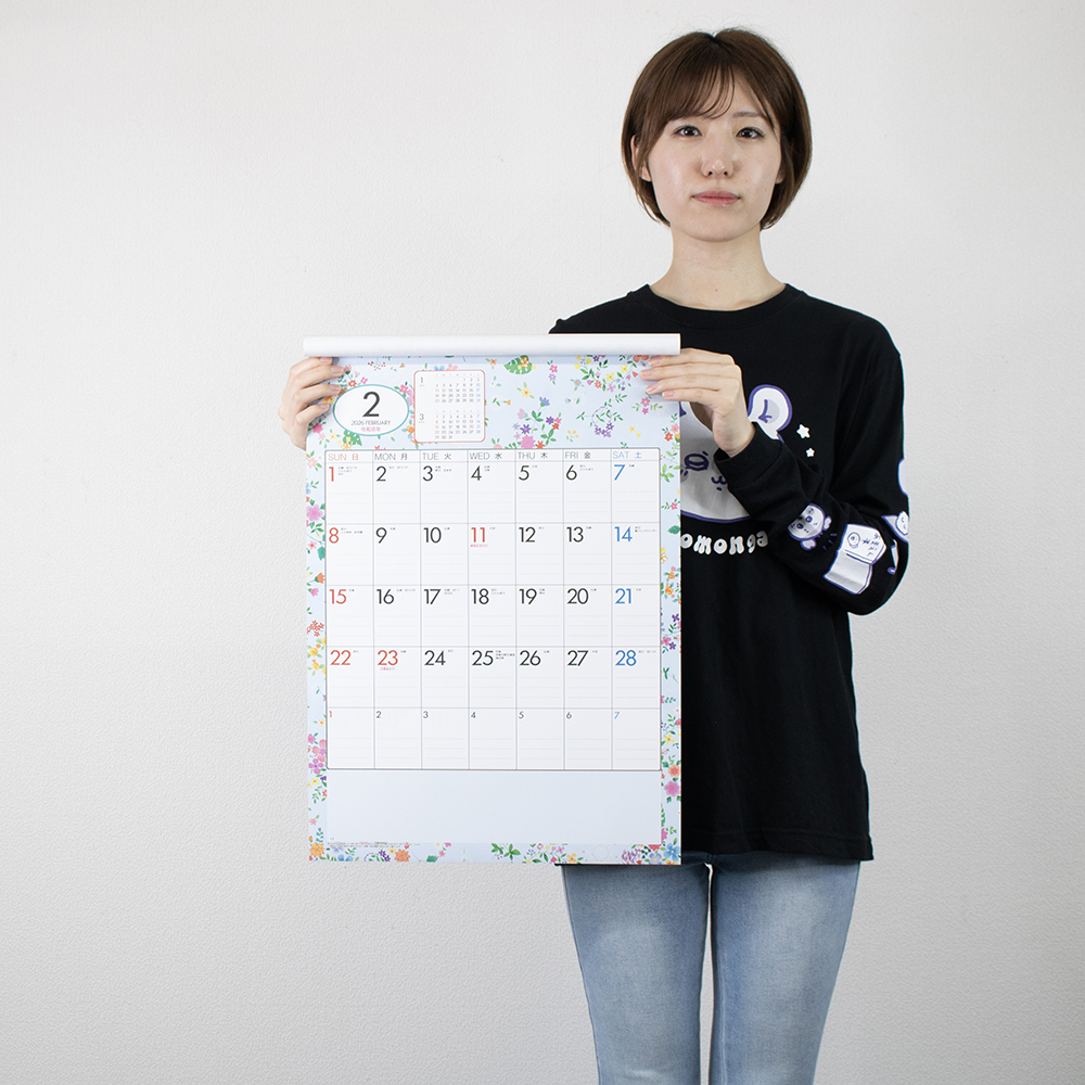 SR-534　小花カラーカレンダー 4