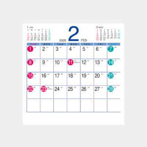 MH-401　卓上CDカレンダー（B）デザイン文字 2