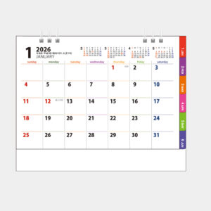 MM-18　卓上カレンダー プチシンプルデザイン 2