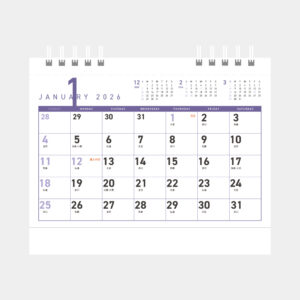 MM-27　卓上カレンダー ポケットスケジュール 2