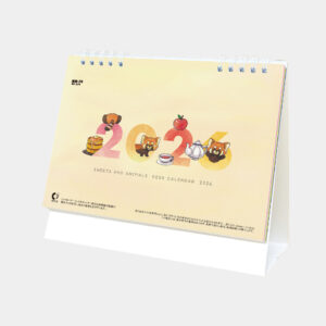 MM-29　卓上カレンダー スイーツ＆アニマル（ポケット付） 1