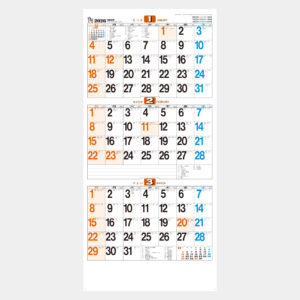 NA-108 3色スケジュールカレンダー 1
