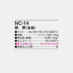 NC-14　銘樹（盆栽） 4