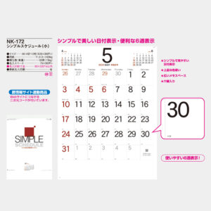 NK-172　シンプルスケジュール（小） 3