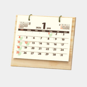 NK-550 木の卓上カレンダー 1