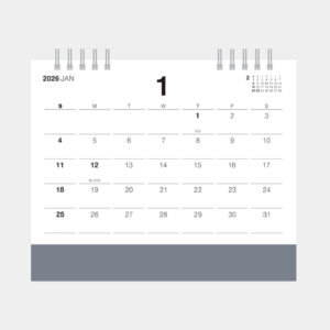 NK-558　卓上カレンダー Do シンプル グレー 2