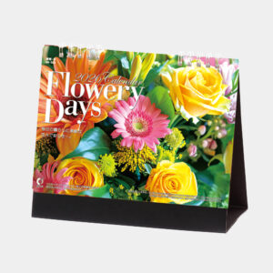 NK-563　卓上カレンダー フラワリーデイズ 1