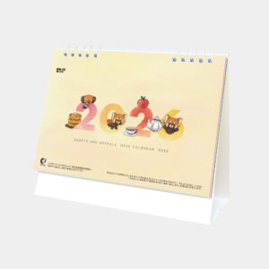 NK-574　卓上カレンダー スイーツ＆アニマル（ポケット付） 1