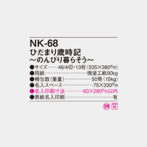 NK-68　ひだまり歳時記～のんびり暮らそう～ 4