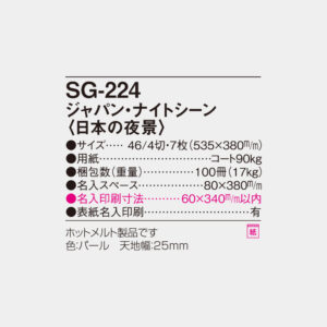 SG-224　ジャパンナイトシーン（日本の夜景） 4