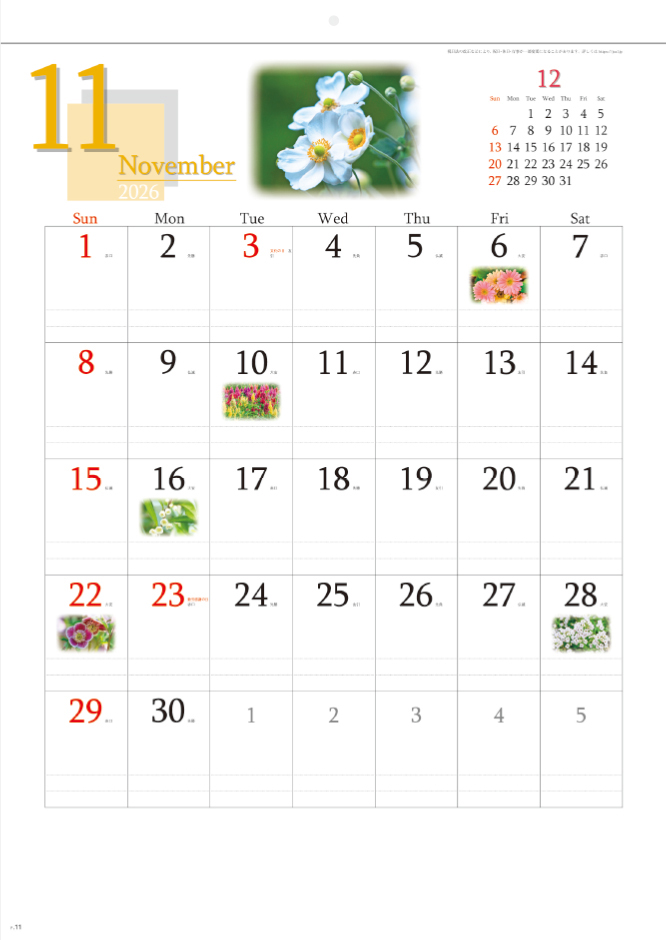 SG-293 四季の花もよう