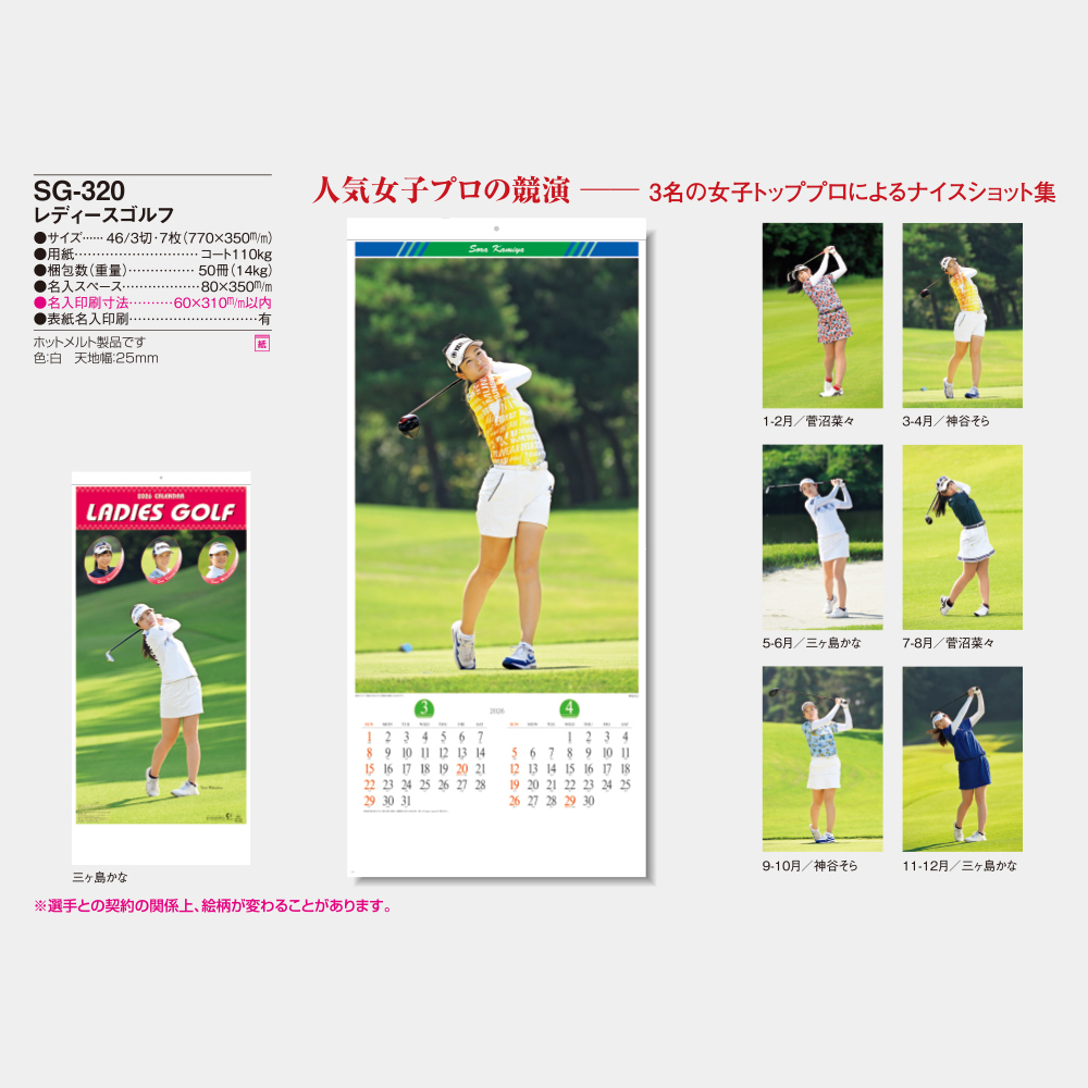 SG-320　レディースゴルフ 3