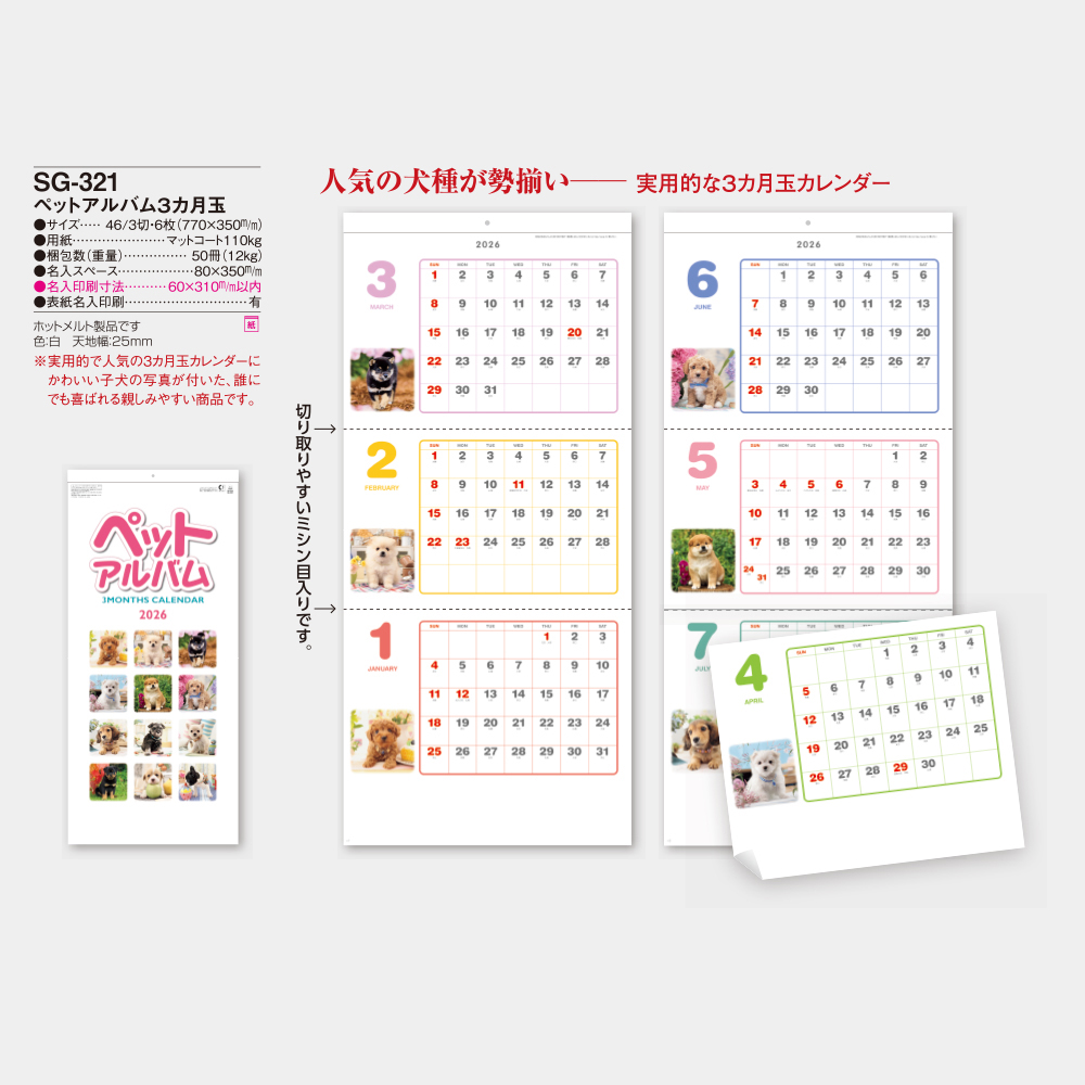 SG-321 ペットアルバム3カ月玉 3