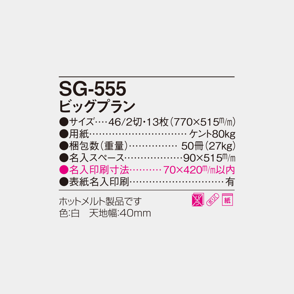 SG-555　ビッグプラン 4