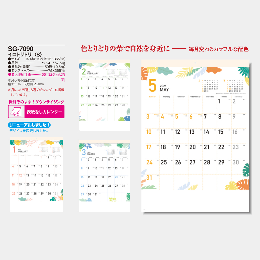 SG-7090　イロトリドリ〈S〉 3