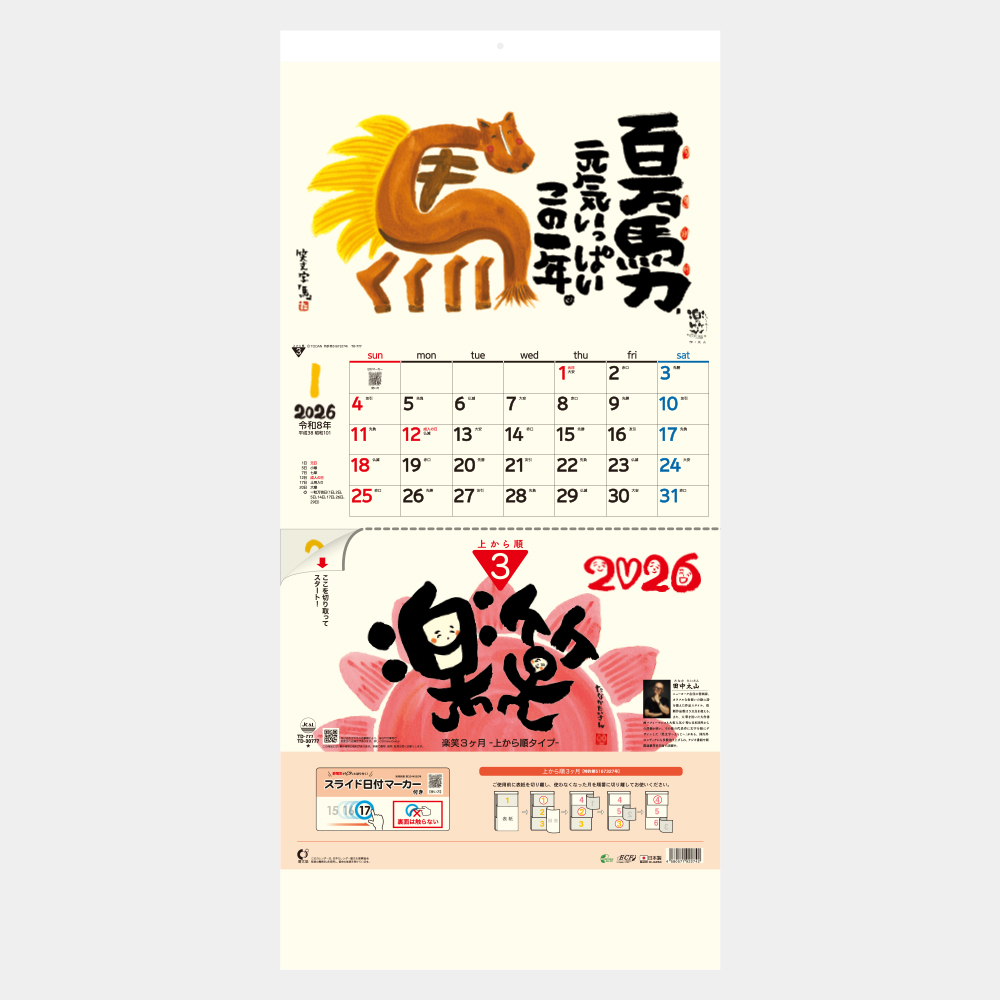 TD-777　楽笑3ヶ月 上から順タイプ 2