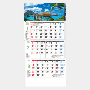 TD-781　ワールド3ヶ月メモ-上から順タイプ- 1