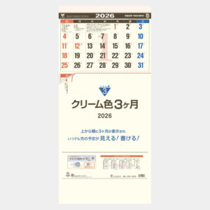 TD-792 クリーム色3ヶ月 上から順タイプ 2