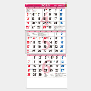 TD-796　カラー3ヶ月文字 上から順タイプ 1