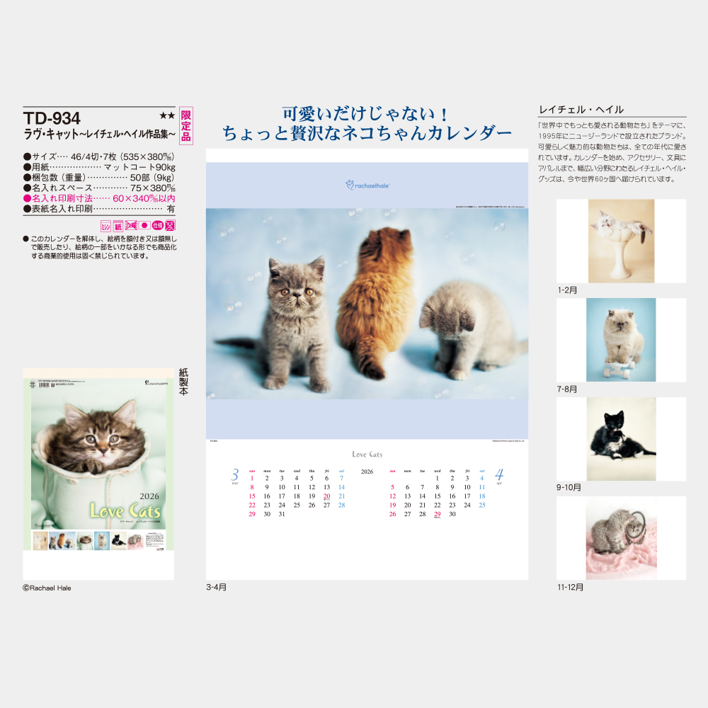 TD-934　ラヴ・キャット ～レイチェル・ヘイル作品集～ 3