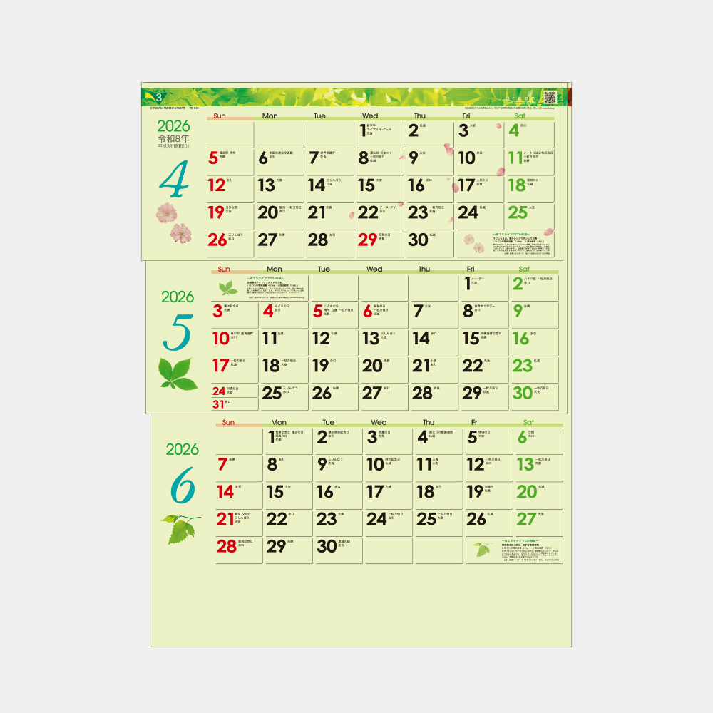 TD-940 グリーン3ヶ月eco M 上から順タイプ 1